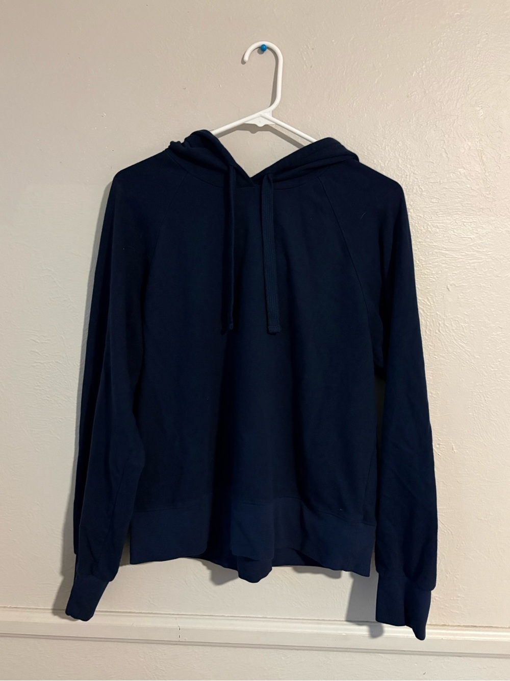 100% Organic Cotton Pact Women’s Navy Hooded Sweatshirt